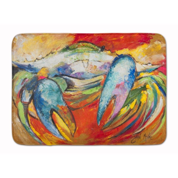 Carolines Treasures Blue Crab Machine Washable Memory Foam Mat JMK1109RUG - main